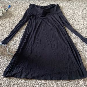 BCBGMAXAZRIA turtle neck long tshirt dress